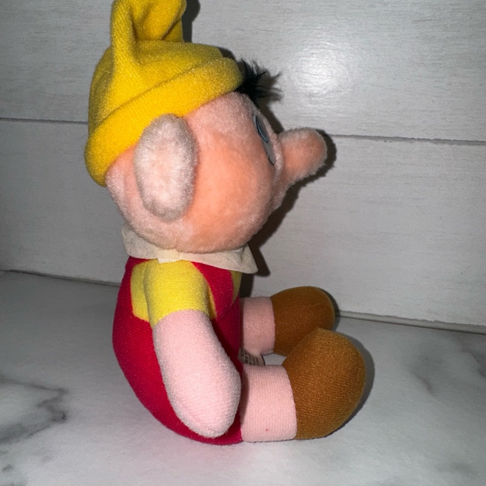 Vintage Walt Disney's Animated Film Classic Pinocchio Plush Doll Toy 7" - Picture 6 of 6